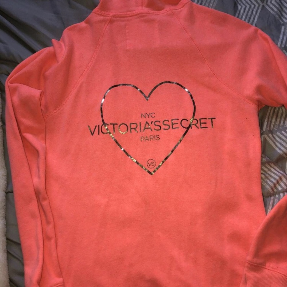 Victoria secret zip up hoodie